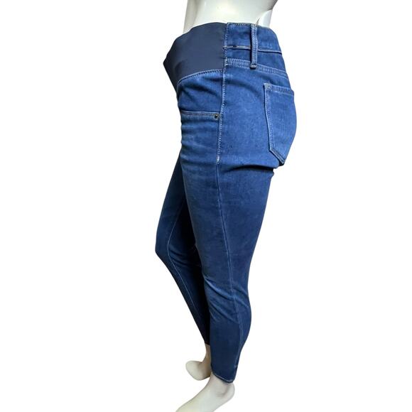 Old Navy Maternity Rockstar Super Skinny Jeans Low Panel Blue Denim - Picture 9 of 15
